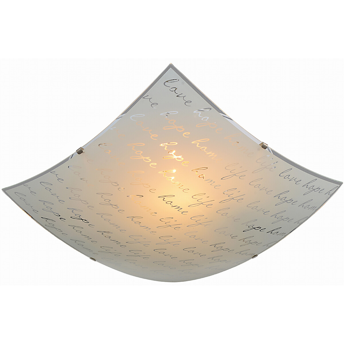 Plafonnier LED - Éclairage de Plafond - Trion Sonu - Douille E27 - 2-lumières - Carré - Mat Blanc - Aluminium