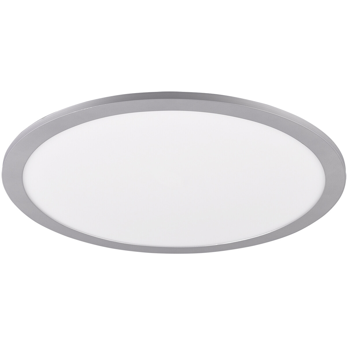 Plafonnier LED - Éclairage de Plafond - Trion Tiberon - 20W - Blanc Neutre 4000K - Rond - Mat Titane - Plastique