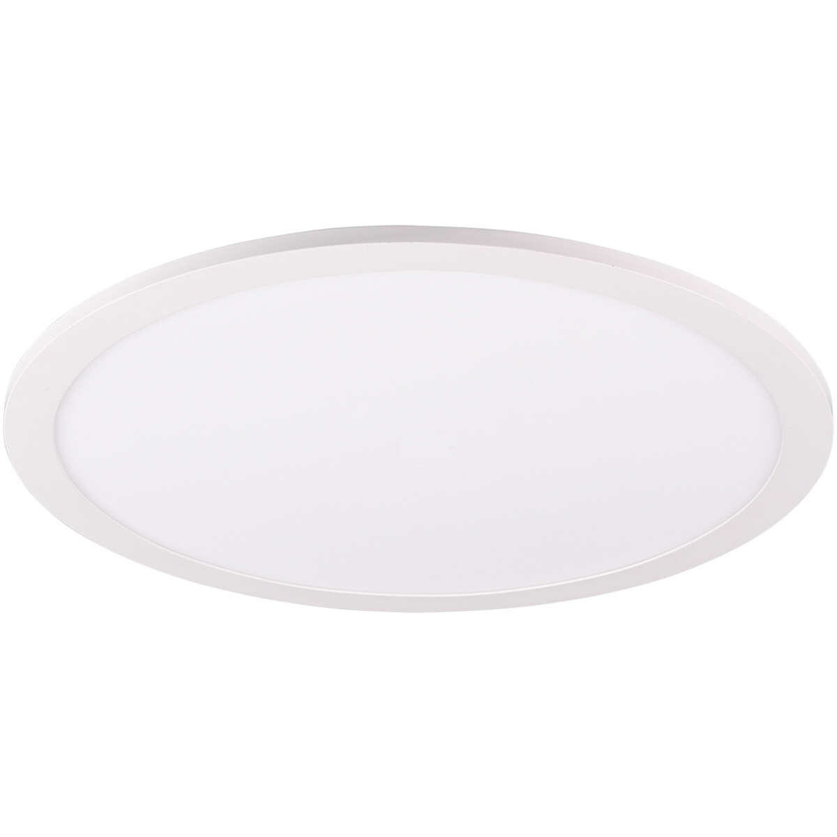 Plafonnier LED - Éclairage de Plafond - Trion Tiberon - 20W - Blanc Neutre 4000K - Rond - Mat Blanc - Plastique