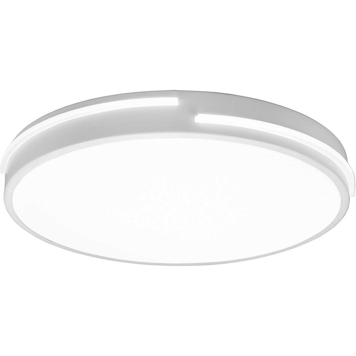 Plafonnier LED - Éclairage de Plafond - Trion Tocomo - 24W - Dimmable - Couleur de lumière ajustable - Télécommande - Rond - Mat Blanc - Aluminium