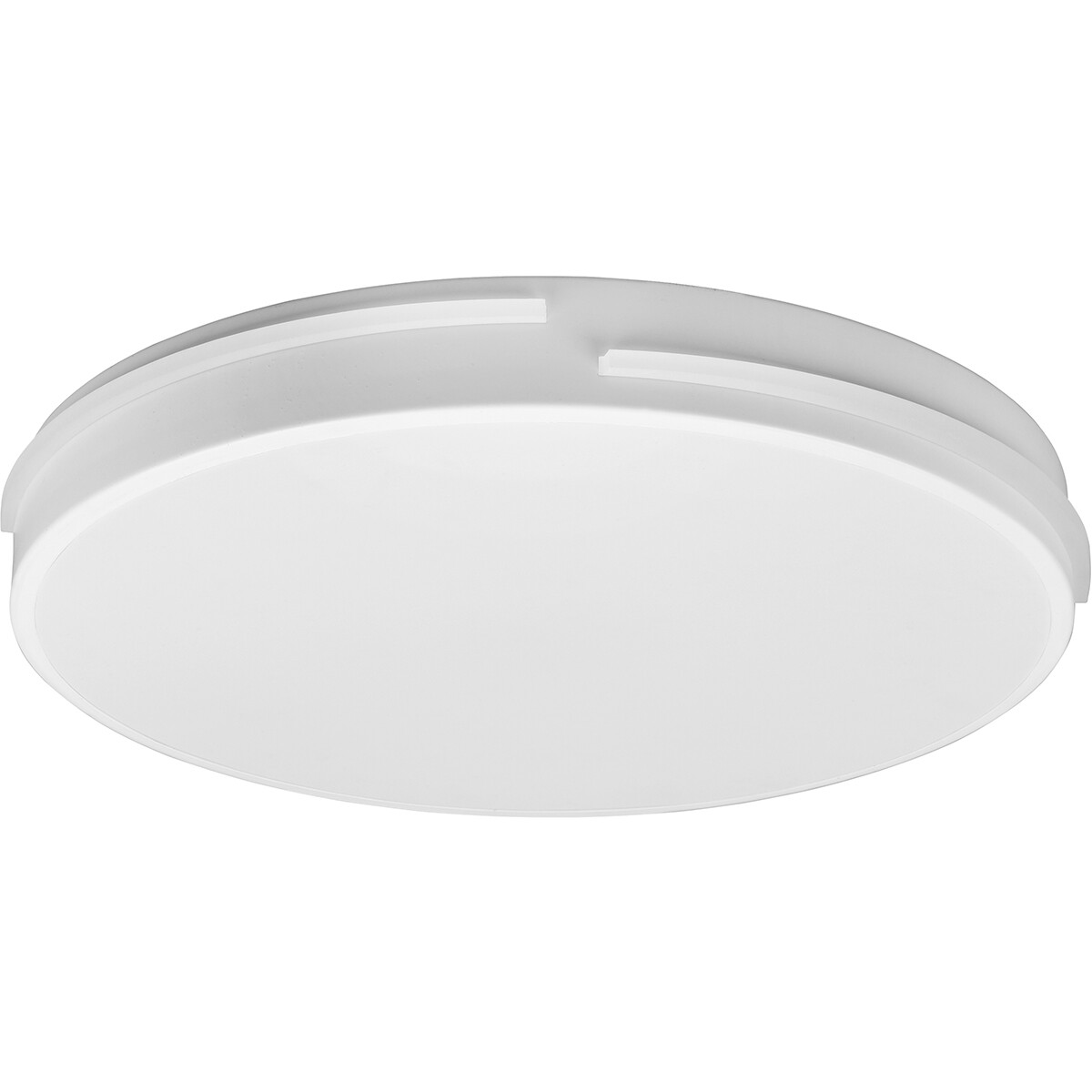 Plafonnier LED - Éclairage de Plafond - Trion Tocomo - 24W - Dimmable - Couleur de lumière ajustable - Télécommande - Rond - Mat Blanc - Aluminium