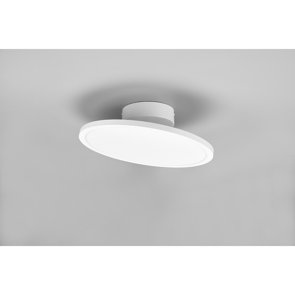 Plafonnier LED - Éclairage de Plafond - Trion Trula - 29W - Blanc Neutre 4000K - Dimmable - Rond - Mat Blanc - Aluminium