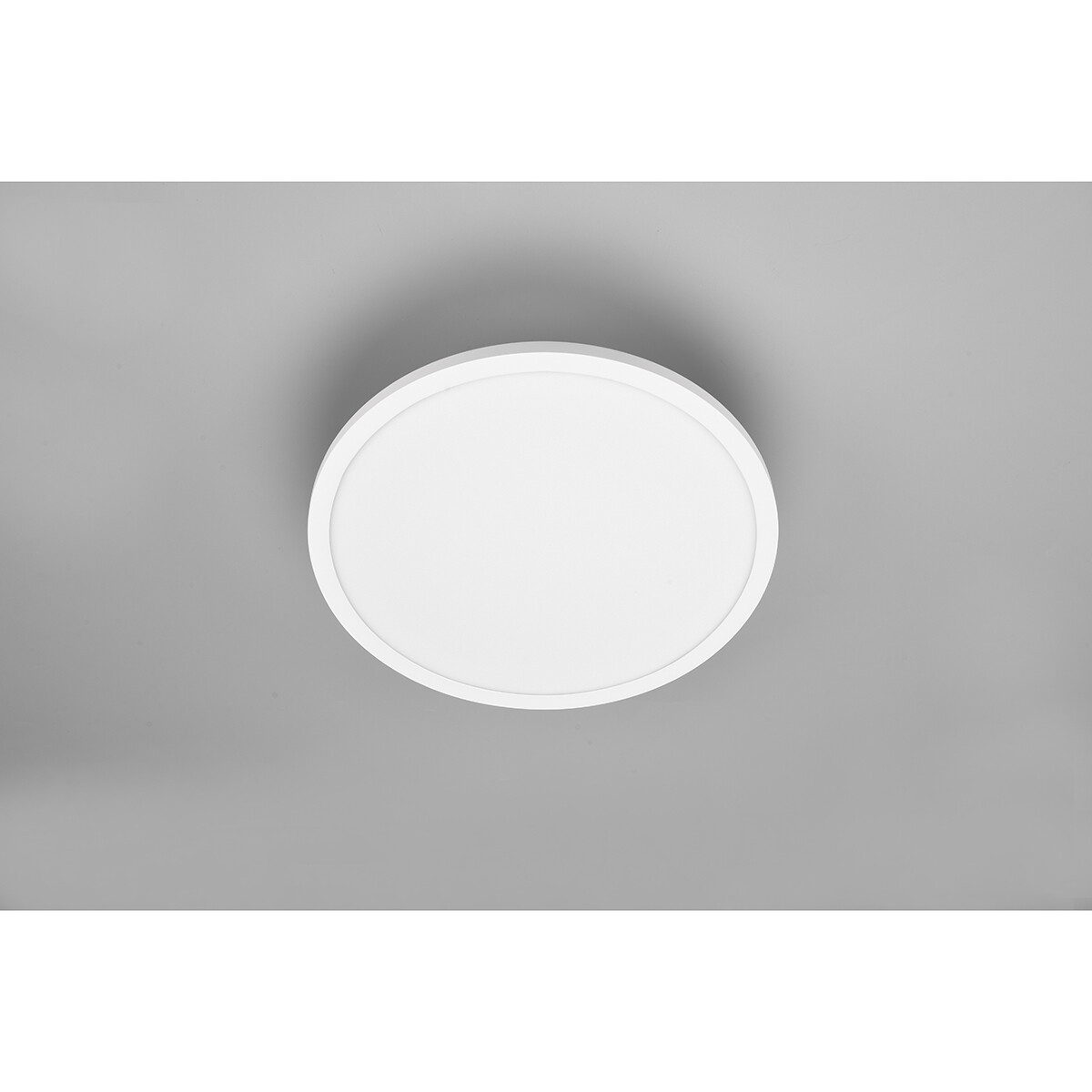 Plafonnier LED - Éclairage de Plafond - Trion Trula - 29W - Blanc Neutre 4000K - Dimmable - Rond - Mat Blanc - Aluminium