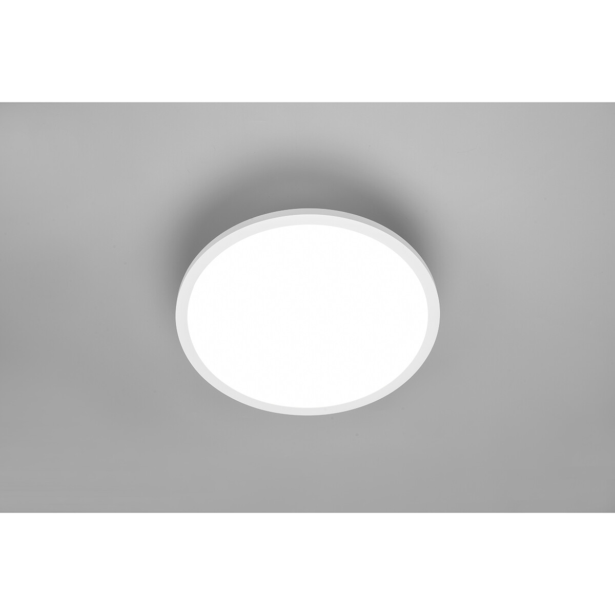 Plafonnier LED - Éclairage de Plafond - Trion Trula - 29W - Blanc Neutre 4000K - Dimmable - Rond - Mat Blanc - Aluminium