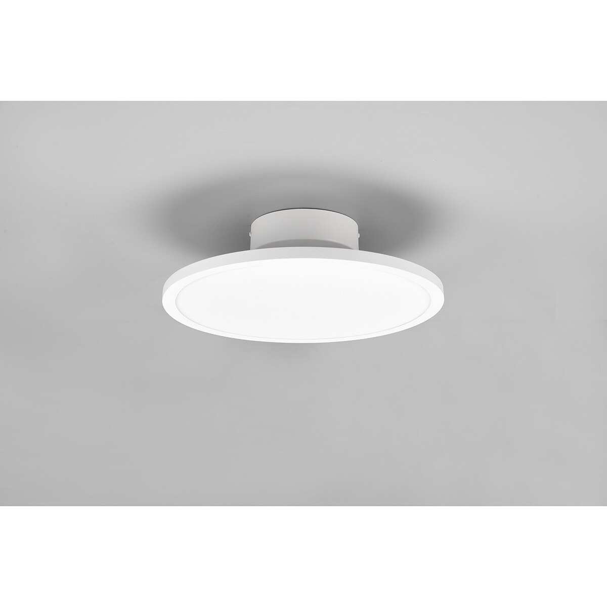 Plafonnier LED - Éclairage de Plafond - Trion Trula - 29W - Blanc Neutre 4000K - Dimmable - Rond - Mat Blanc - Aluminium