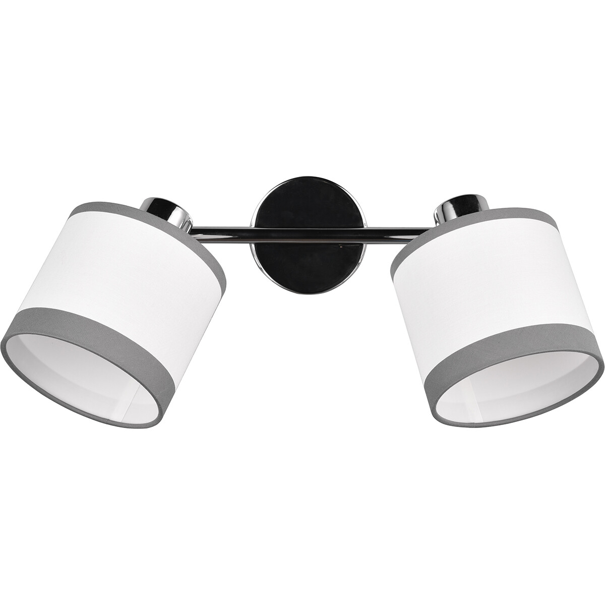 Plafonnier LED - Éclairage de plafond - Trion Vamos - Douille E14 - 2-lumières - Rond - Chrome - Métal - Max 10W