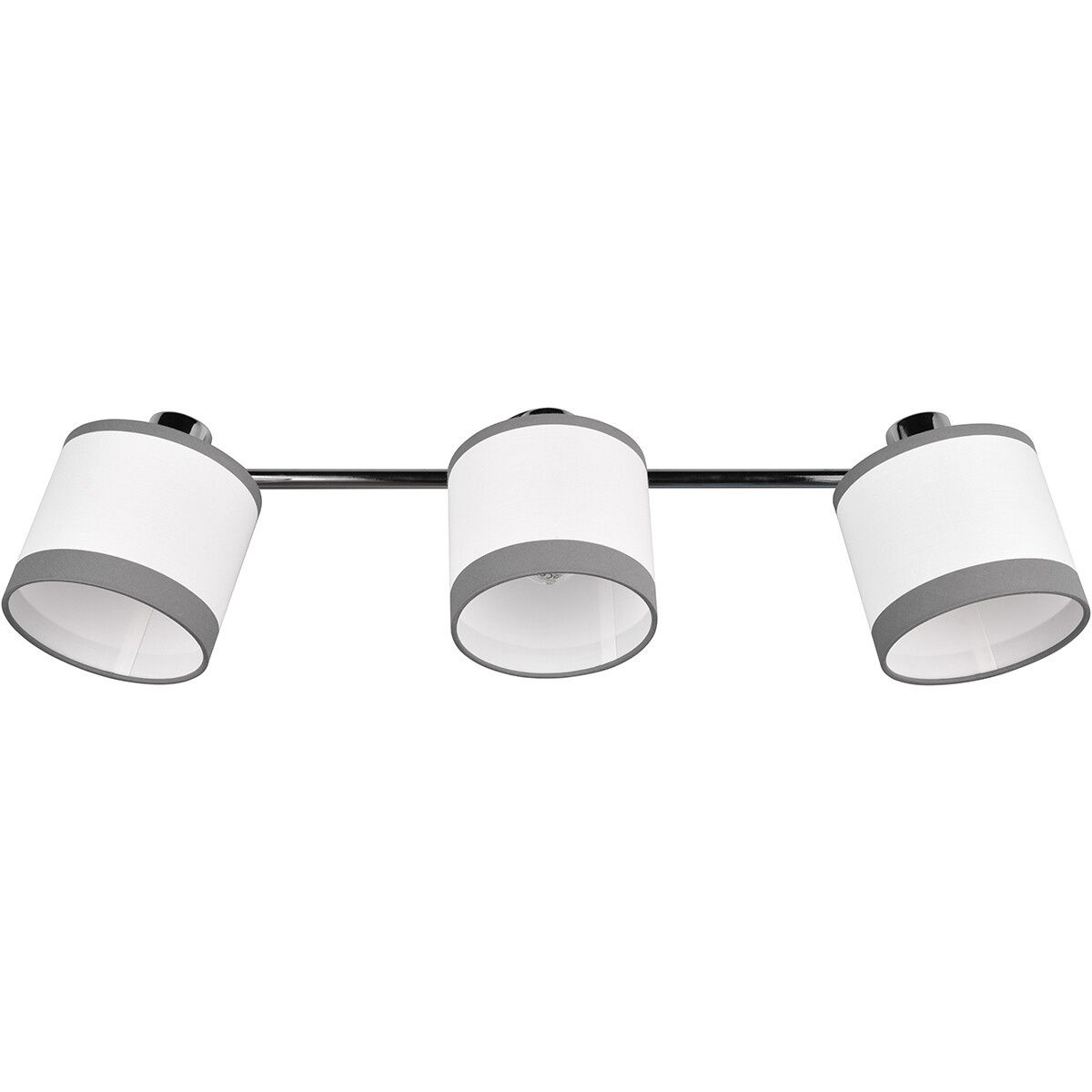 Plafonnier LED - Éclairage de plafond - Trion Vamos - Douille E14 - 3-lumières - Rond - Chrome - Métal - Max 10W