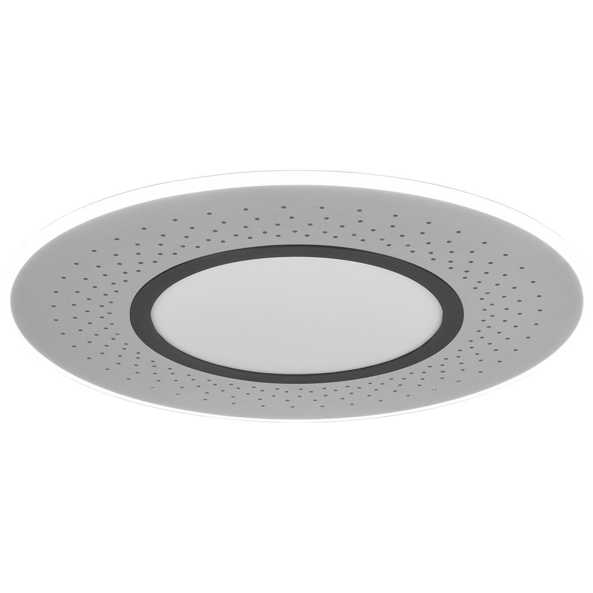 Plafonnier LED - Éclairage de Plafond - Trion Virsa - 70W - Couleur de lumière ajustable - Dimmable - Télécommande - Rond - Mat Nickel - Aluminium