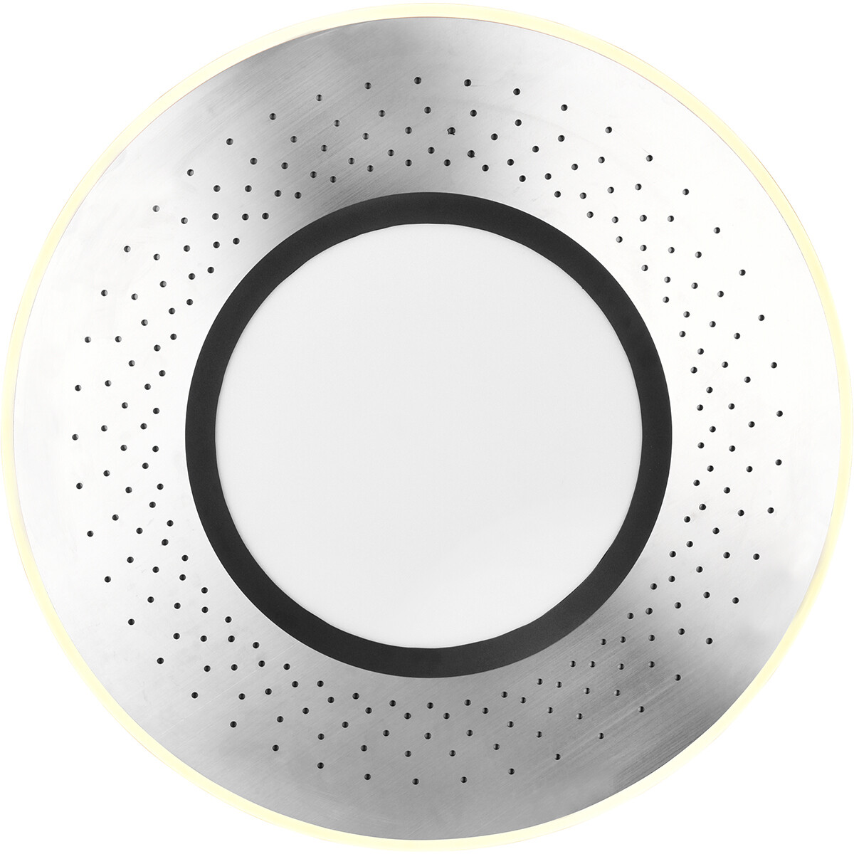 Plafonnier LED - Éclairage de Plafond - Trion Virsa - 70W - Couleur de lumière ajustable - Dimmable - Télécommande - Rond - Mat Nickel - Aluminium