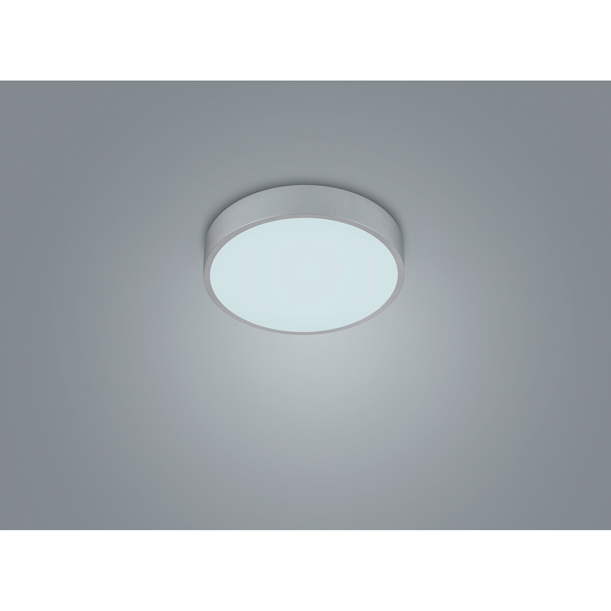 Plafonnier LED - Éclairage de Plafond - Trion Wilson - 28W - Couleur de lumière ajustable - Dimmable - Rond - Mat Titane - Aluminium