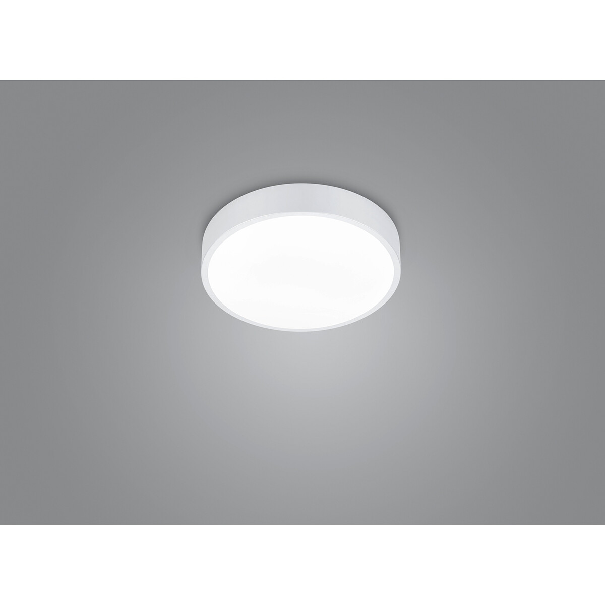 Plafonnier LED - Éclairage de Plafond - Trion Wilson - 28W - Couleur de lumière ajustable - Dimmable - Rond - Mat Blanc - Aluminium