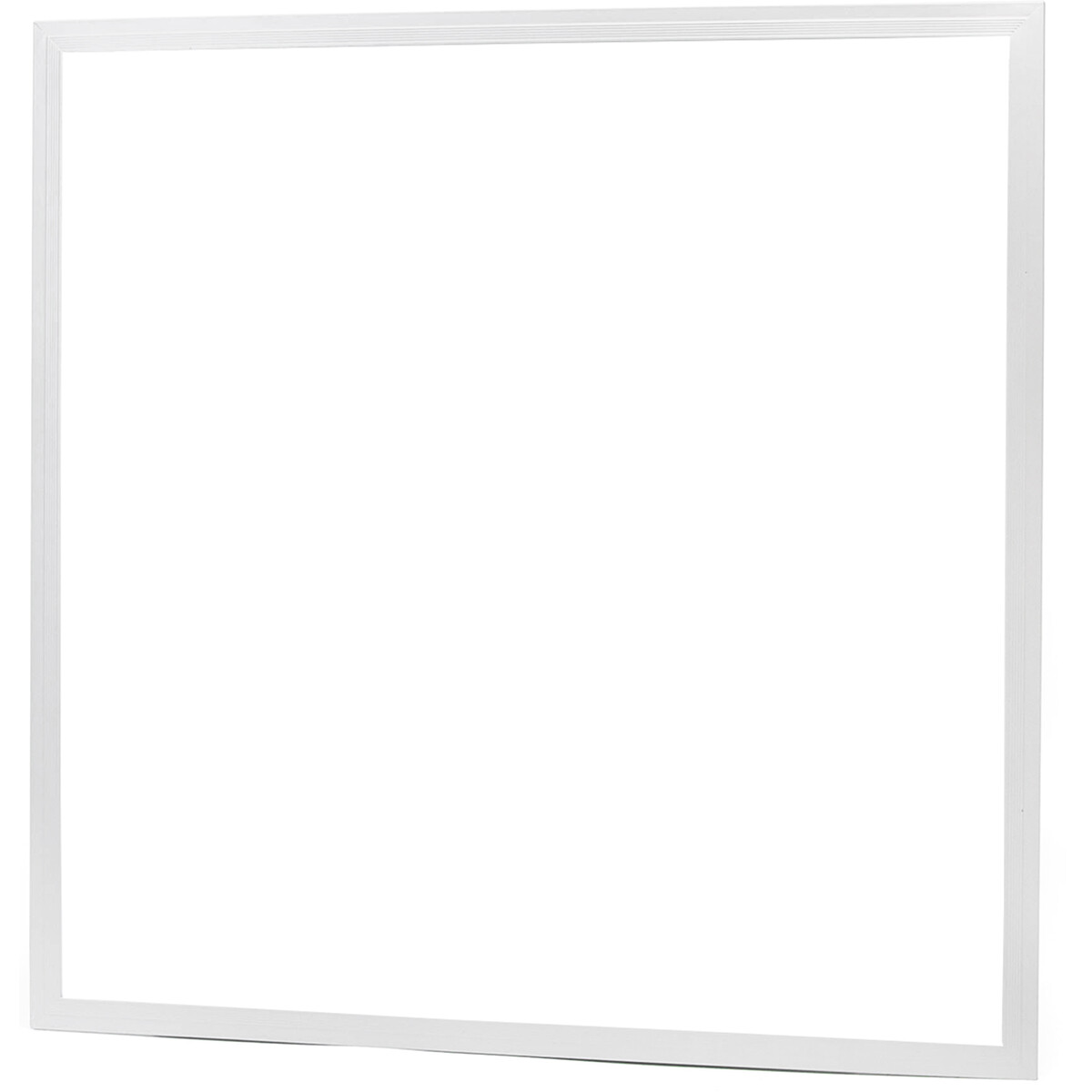 Panneau LED - Aigi Budge - 60x60 - Blanc Froid 6500K - 40W Encastrement Carré - Mat Blanc - Sans Scintillement