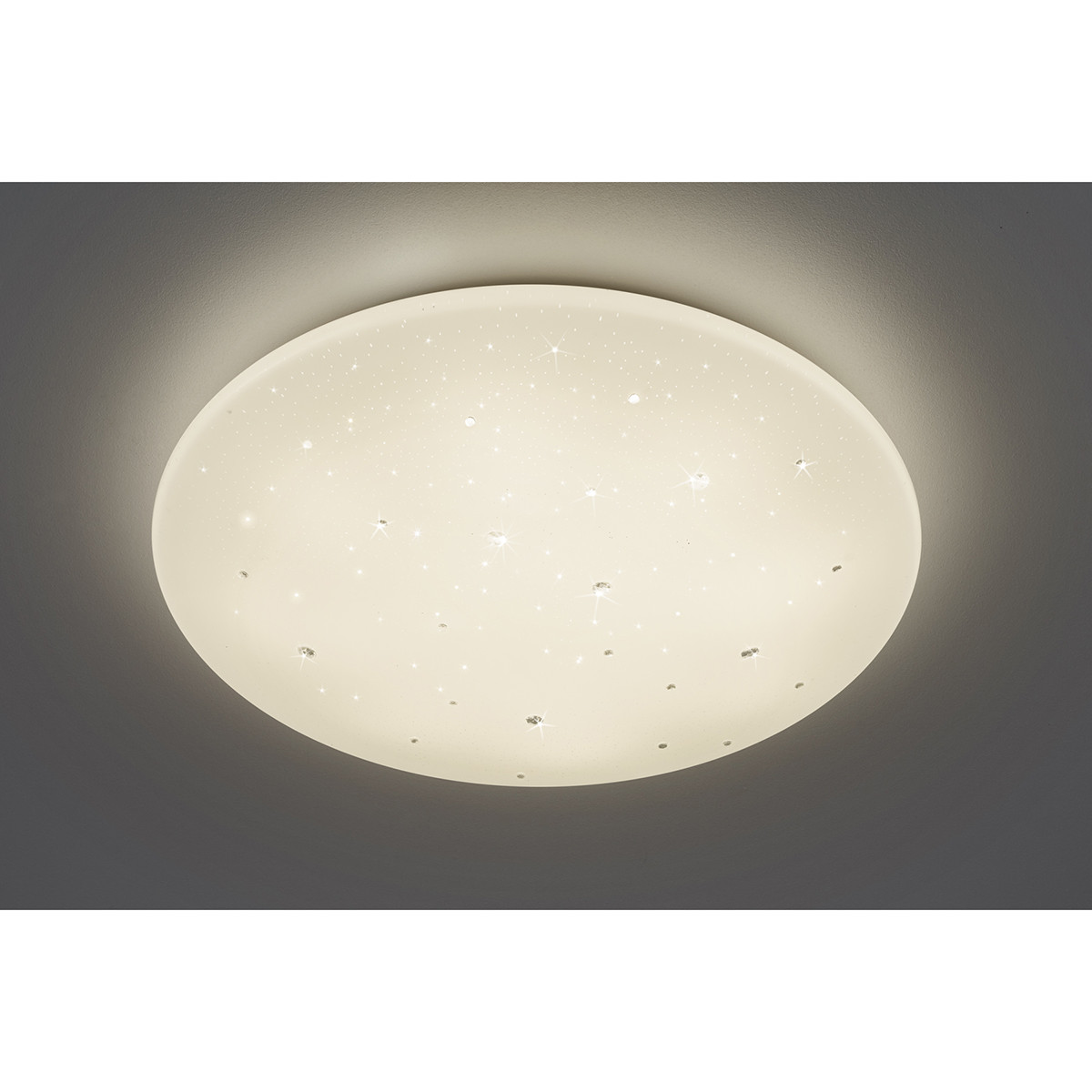 Plafonnier LED - Trion Acinoa - 40W - Couleur de lumière ajustable - Dimmable - Télécommande - Rond - Mat Blanc