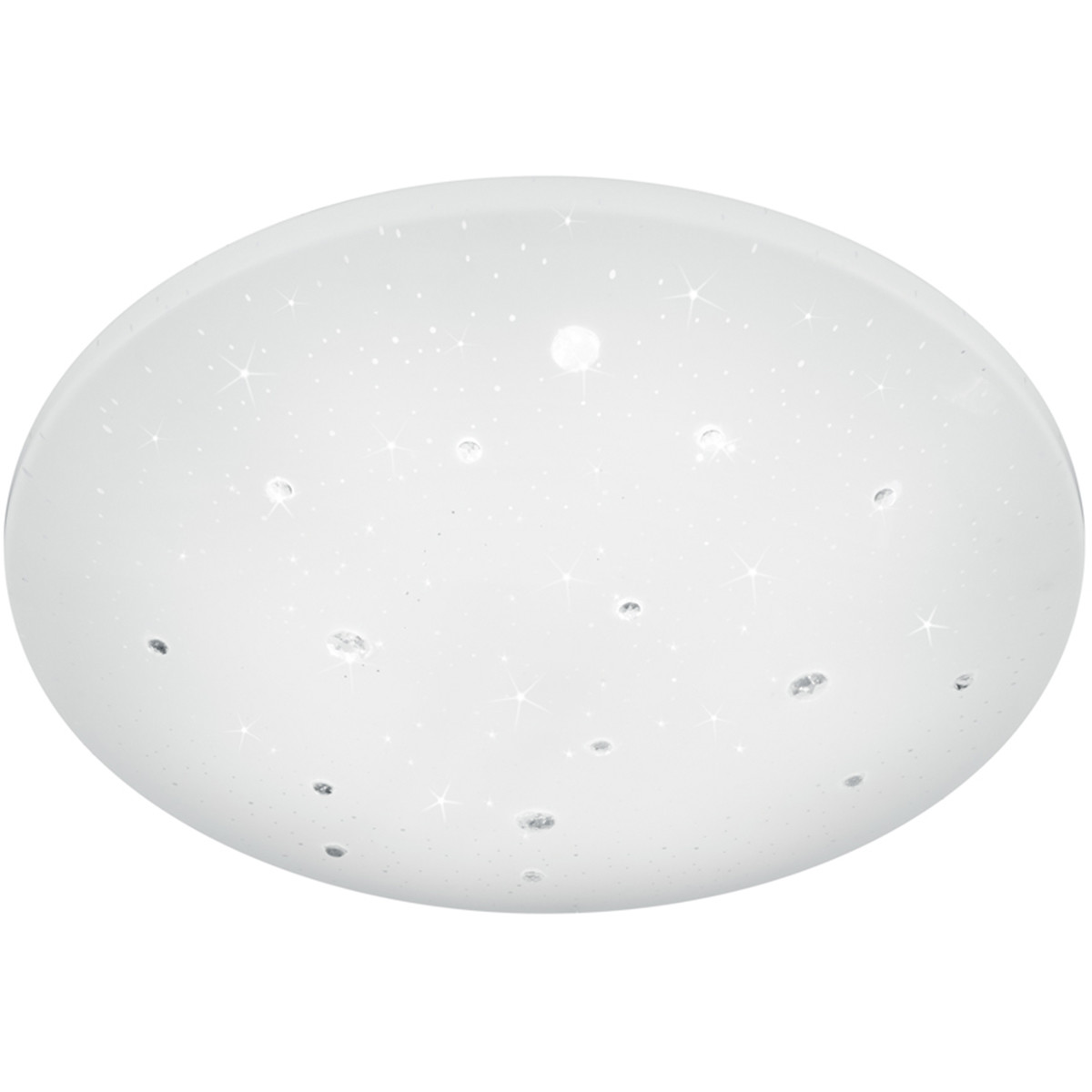 Plafonnier LED - Lumière de Salle de Bain - Trion Acinoa - Étanche aux Éclaboussures IP44 - Dimmable - 21W - Blanc Neutre 4000K - Rond - Mat Blanc