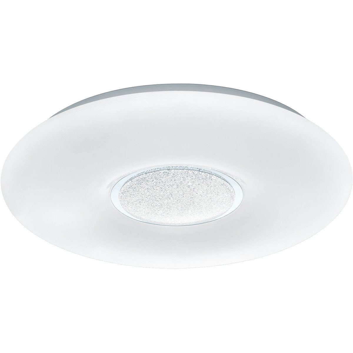 Plafonnier LED - Trion Ako - 21W - Couleur de lumière ajustable - Dimmable - Télécommande - Rond - Mat Blanc