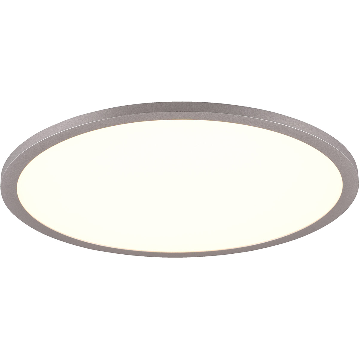 LED Plafonnier - Trion Amira - 20W - Couleur Ajustable - Gradable - Télécommande - Rond - Titane - Métal