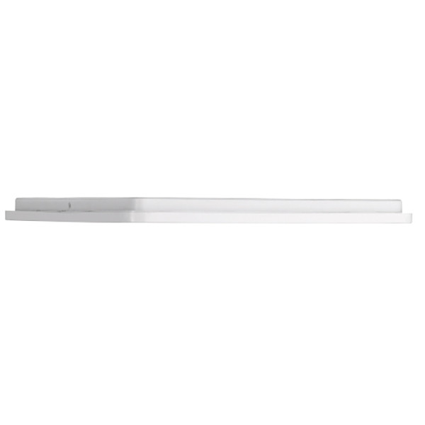 Plafonnier LED - Lumière de Salle de Bain - Trion Camy - En Saillie Carré 16W - Étanche aux Éclaboussures IP44 - Dimmable - Blanc Chaud 3000K - Mat Blanc