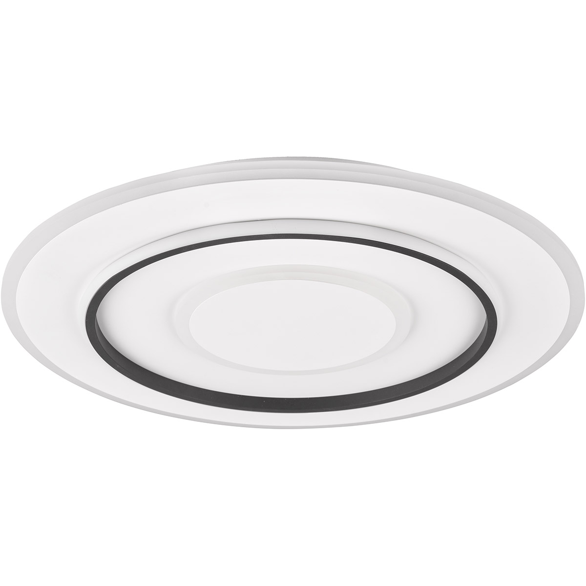 Plafonnier LED - Trion Gora - 55W - Couleur ajustable - Dimmable - Rond - Blanc Mat - Métal