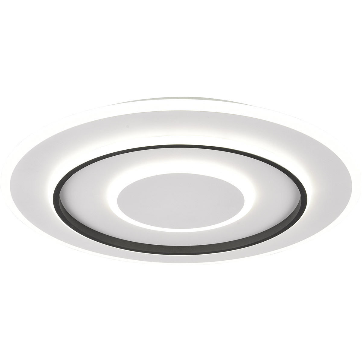 Plafonnier LED - Trion Gora - 55W - Couleur ajustable - Dimmable - Rond - Blanc Mat - Métal