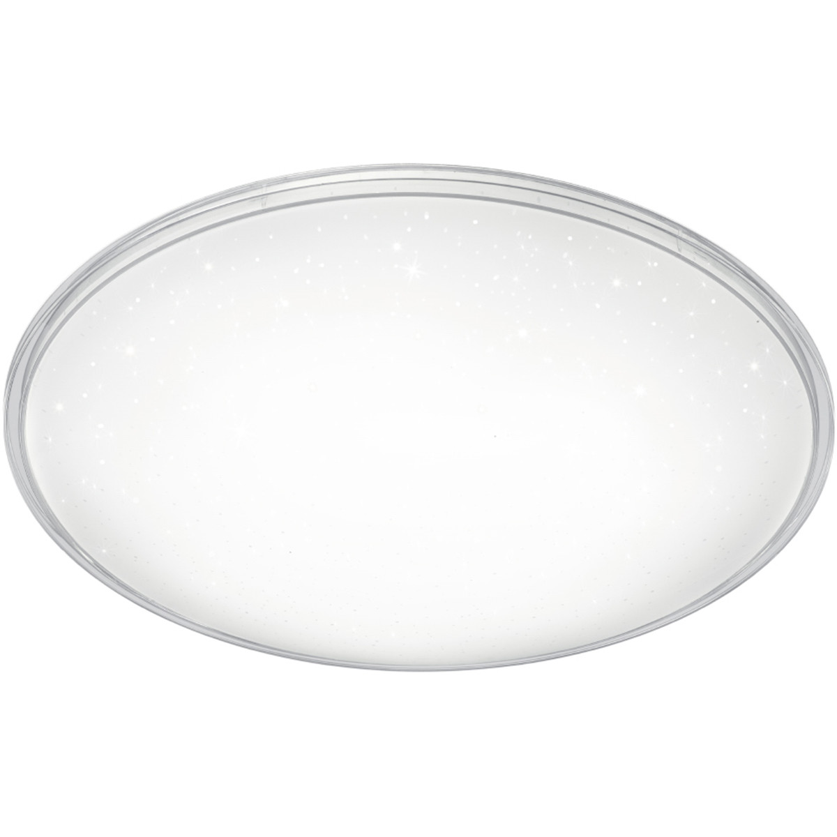 Plafonnier LED - Trion Kanimo - 21W - Blanc Neutre 4000K - Dimmable - Rond - Mat Blanc - Plastique