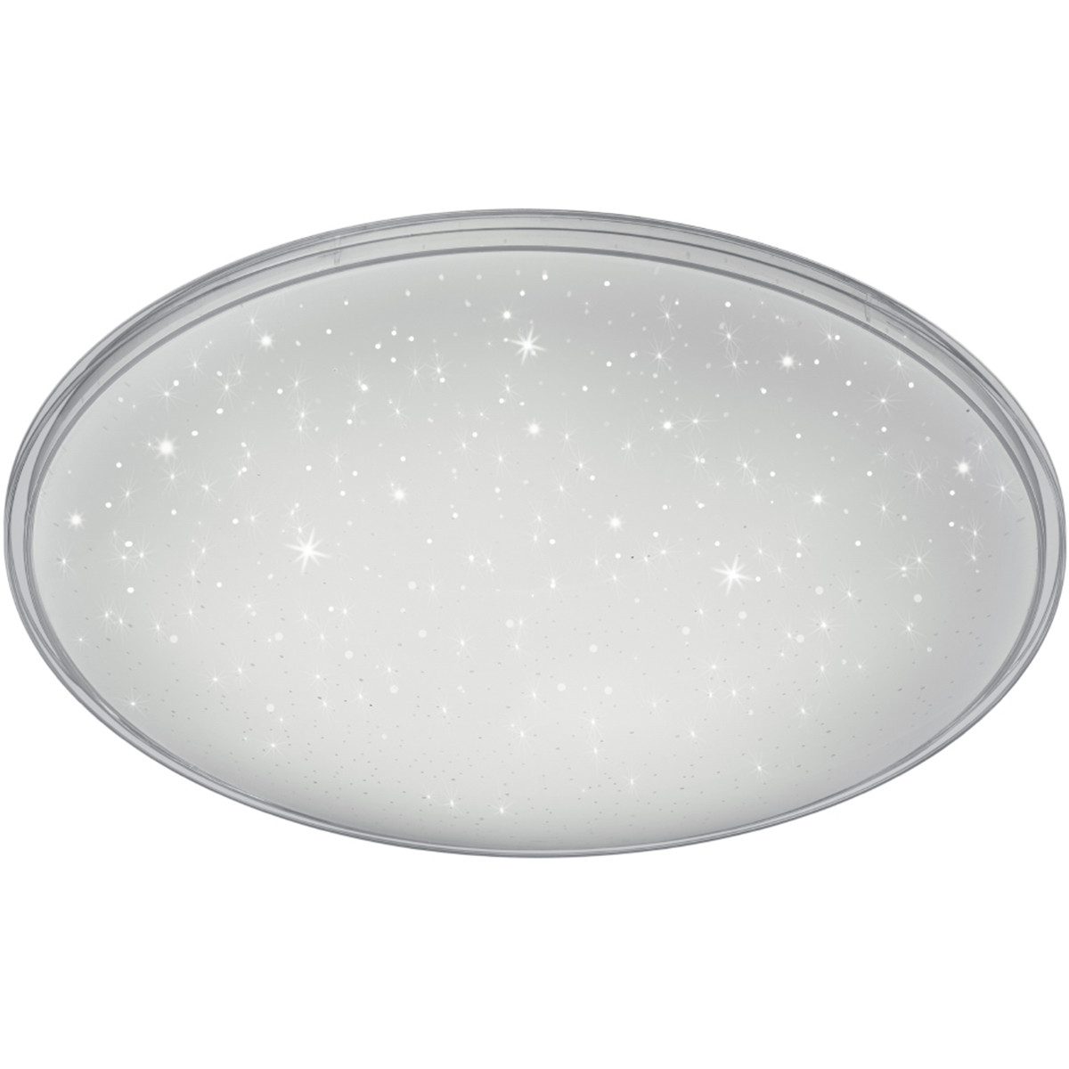 Plafonnier LED - Trion Kanimo - 21W - Blanc Neutre 4000K - Dimmable - Rond - Mat Blanc - Plastique