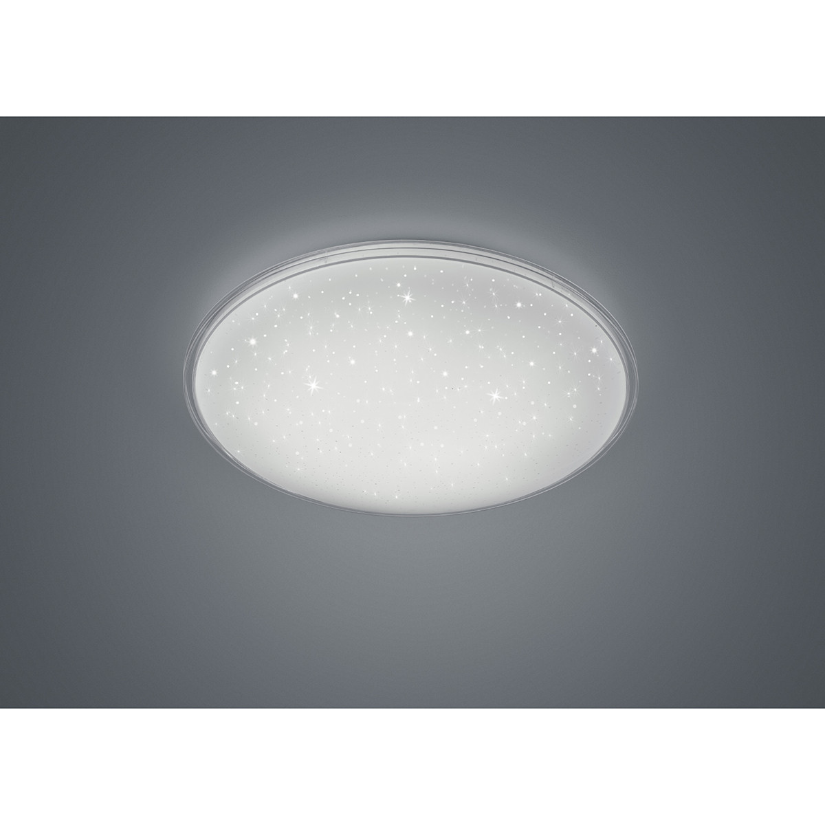 Plafonnier LED - Trion Kanimo - 21W - Blanc Neutre 4000K - Dimmable - Rond - Mat Blanc - Plastique