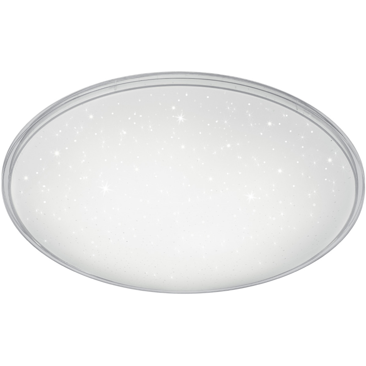 Plafonnier LED - Trion Kanimo - 21W - Blanc Neutre 4000K - Dimmable - Rond - Mat Blanc - Plastique