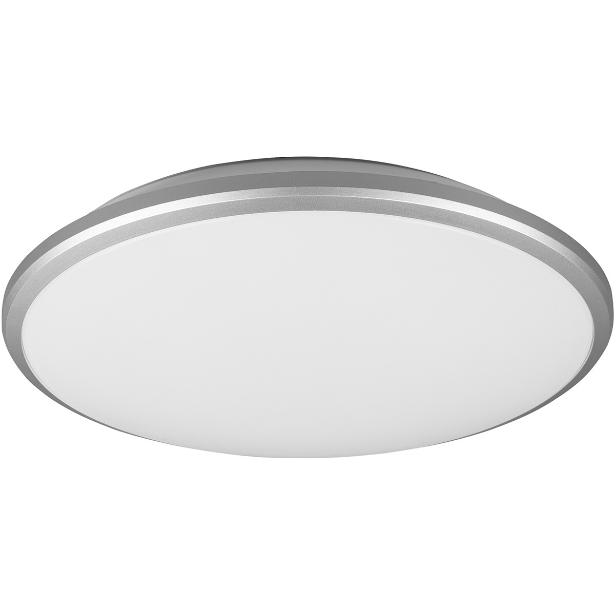 Plafonnier LED - Éclairage de Plafond - Trion Lombis - 20.5W - Blanc Chaud 3000K - Dimmable - Rond - Mat Titane - Plastique