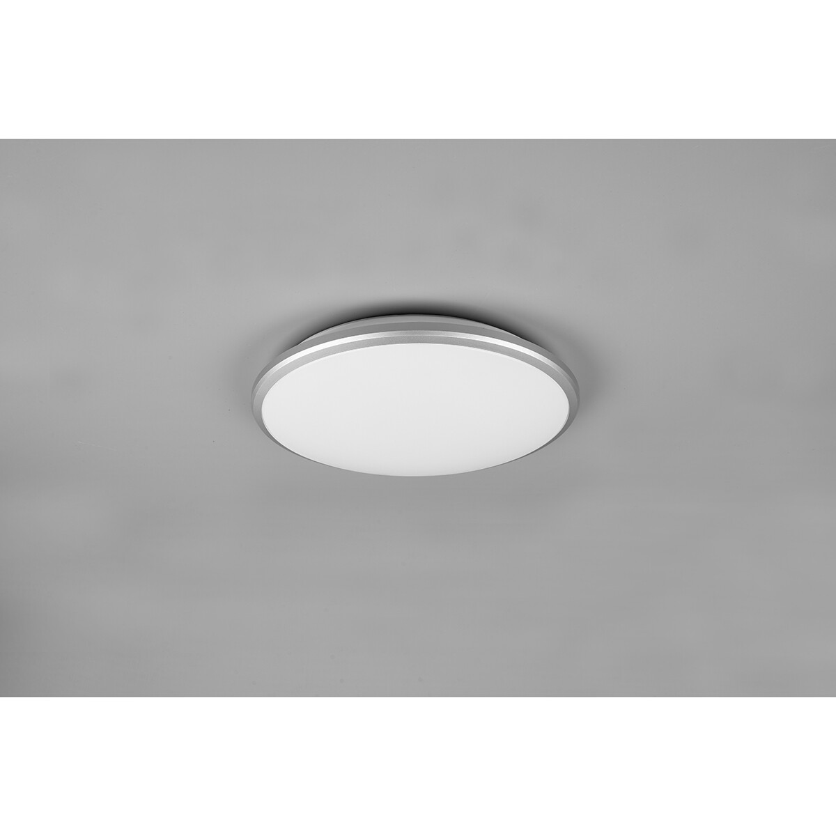 Plafonnier LED - Éclairage de Plafond - Trion Lombis - 20.5W - Blanc Chaud 3000K - Dimmable - Rond - Mat Titane - Plastique