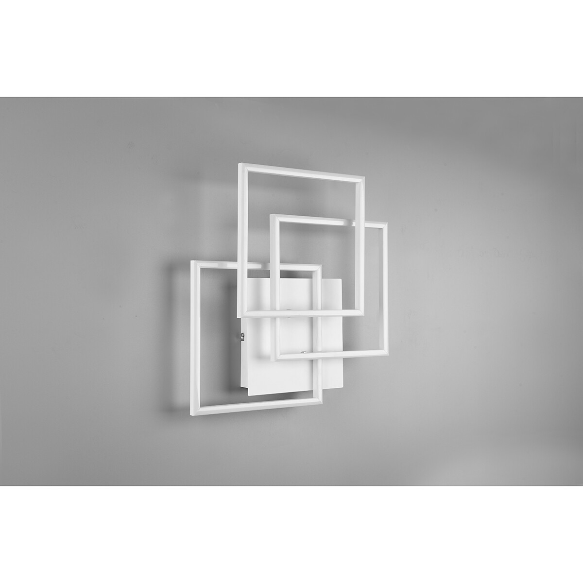 Plafonnier LED - Trion Mibal - 28W - Couleur de lumière ajustable - Télécommande - Dimmable - Rectangle - Mat Blanc - Aluminium