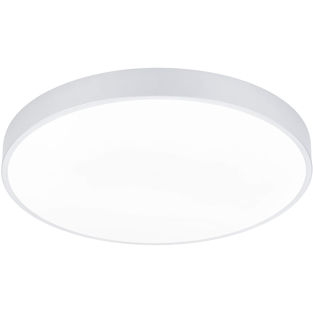 LED Plafonnier - Trion Oka - Couleur Ajustable - Gradable - Rond - Blanc Mat - Métal