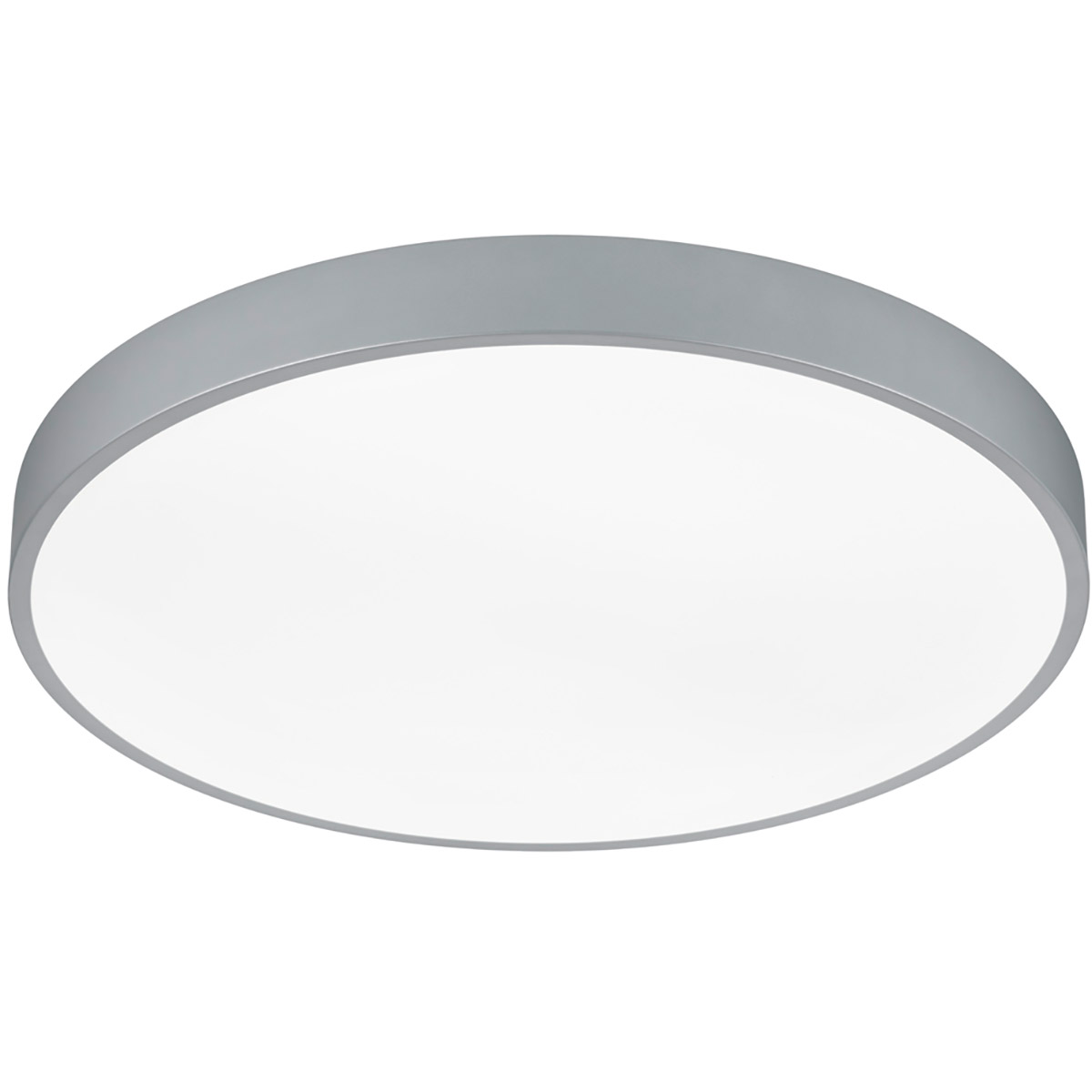 LED Plafonnier - Trion Oka - Couleur Ajustable - Gradable - Rond - Titane - Métal