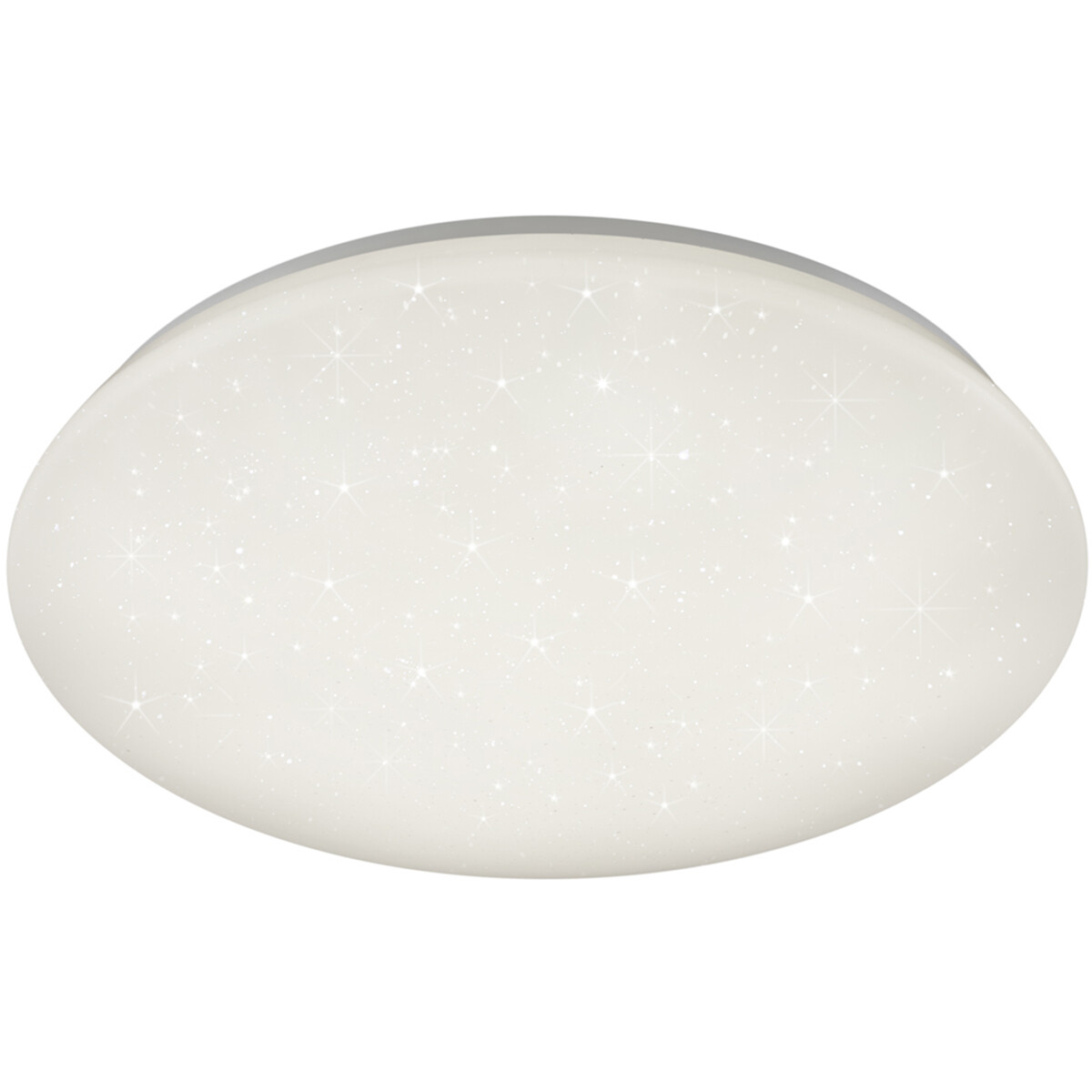 Plafonnier LED - Lumière de Salle de Bain - Trion Potino - 21W - Blanc Neutre 4000K - Dimmable - Lumière Étoile - Rond - Mat Blanc - Plastique