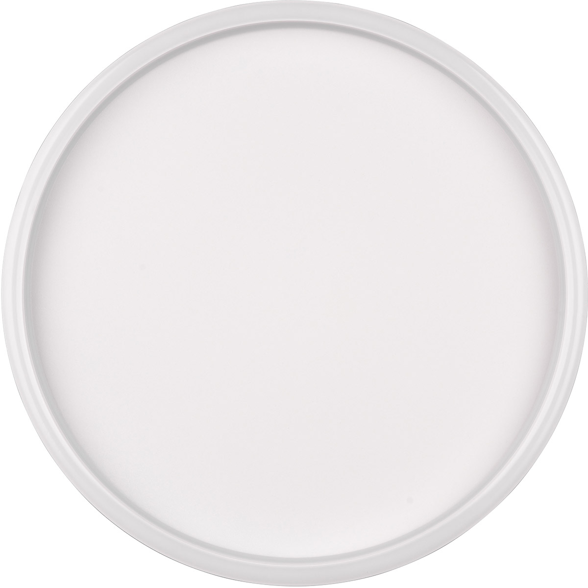 Plafonnier LED - Trion Rad - Montage en saillie Rond 20W - Blanc Chaud 3000K - Blanc Mat - Métal