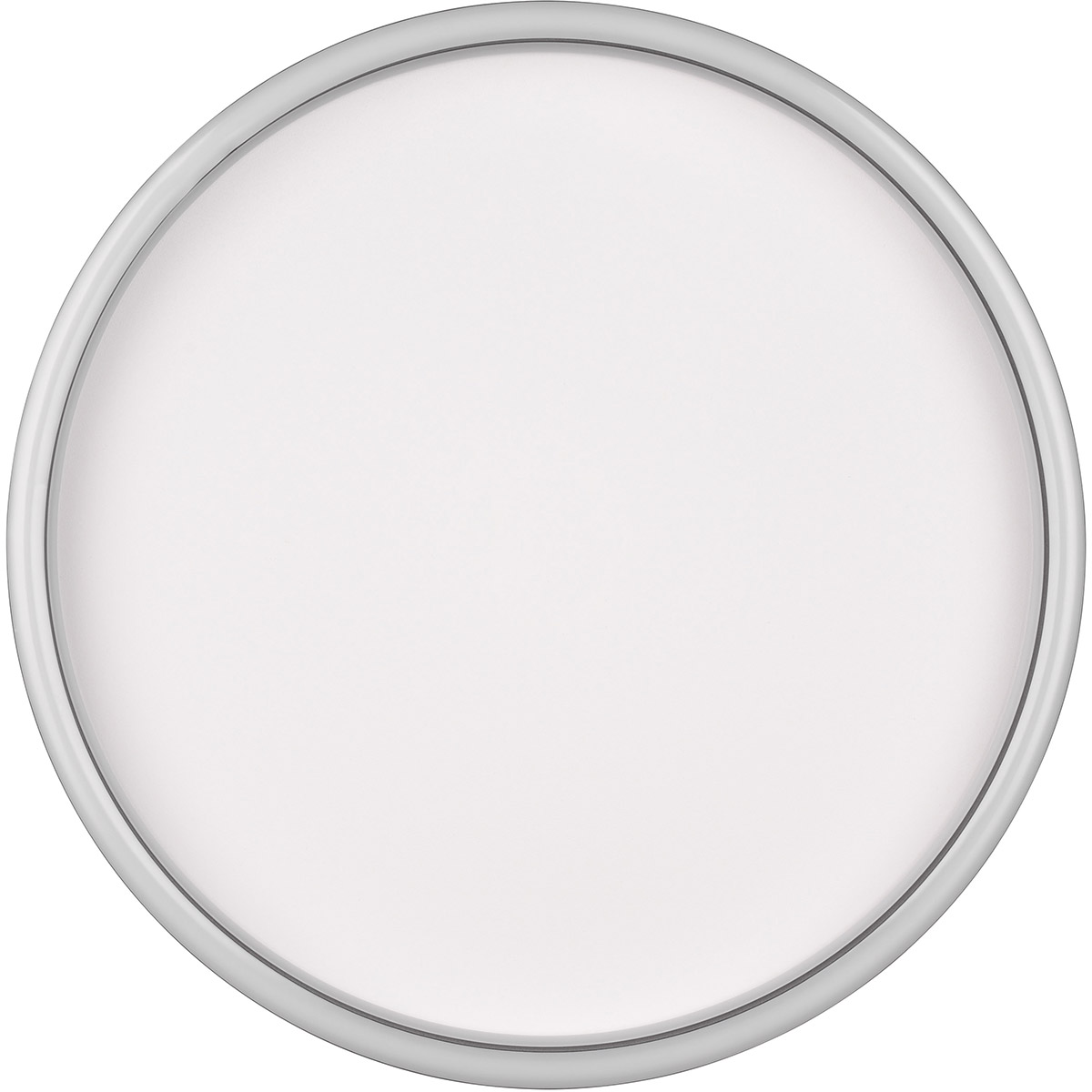 Plafonnier LED - Trion Rad - Montage en saillie Rond 20W - Blanc Chaud 3000K - Noir Mat - Métal