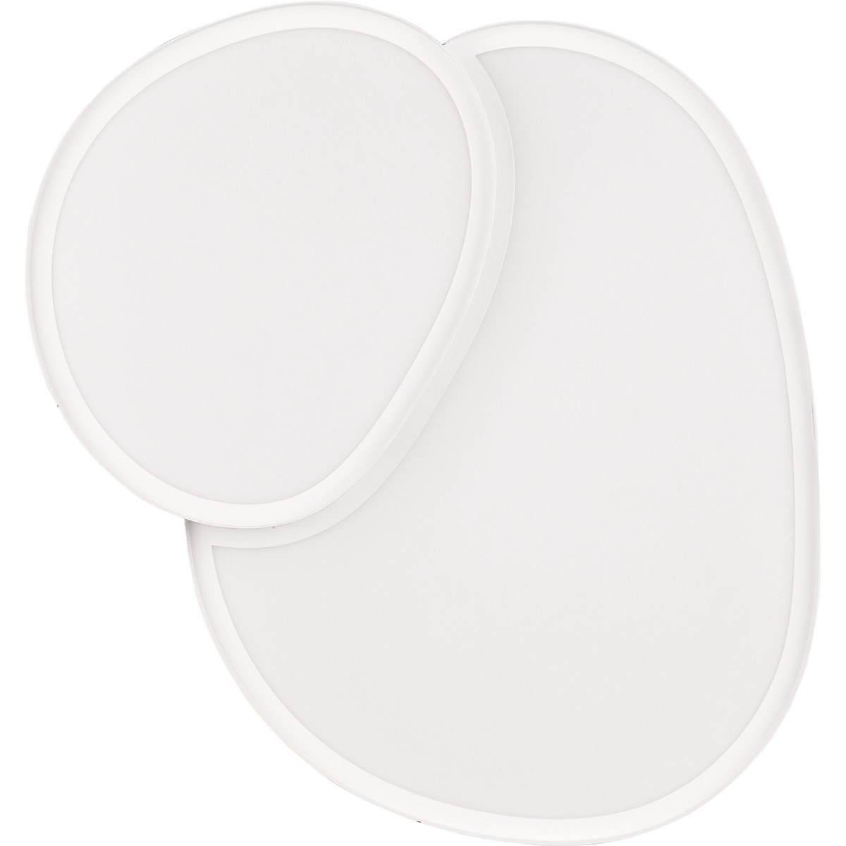 LED Plafonnier - Trion Shine - 21W - Couleur Ajustable - Gradable - Télécommande - Blanc Mat - Métal