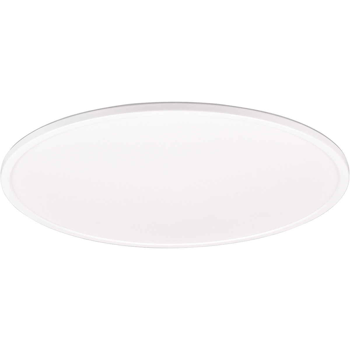 Plafonnier LED - Trion Skiff - 30W - Couleur ajustable - Dimmable - Commande à distance - Rond - Blanc Mat - Plastique