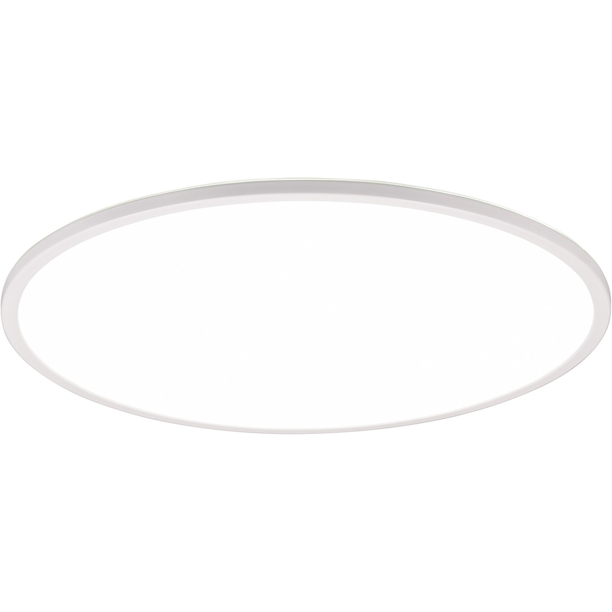 Plafonnier LED - Trion Skiff - 30W - Couleur ajustable - Dimmable - Commande à distance - Rond - Blanc Mat - Plastique