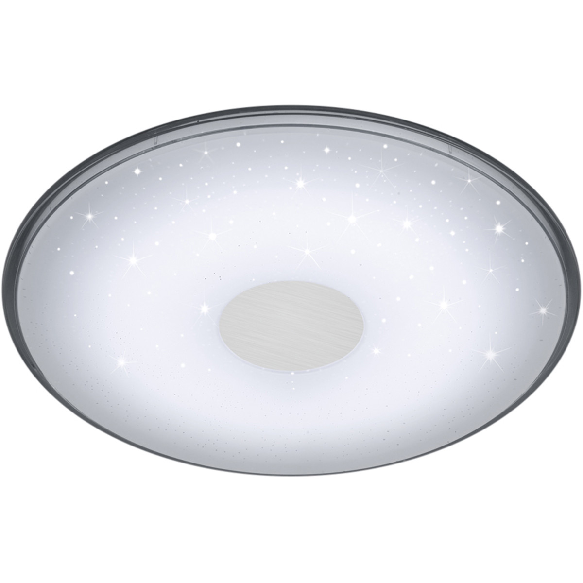 Plafonnier LED - Trion Sorgina - 30W - Couleur de lumière ajustable - Dimmable - Télécommande - Rond - Mat Blanc