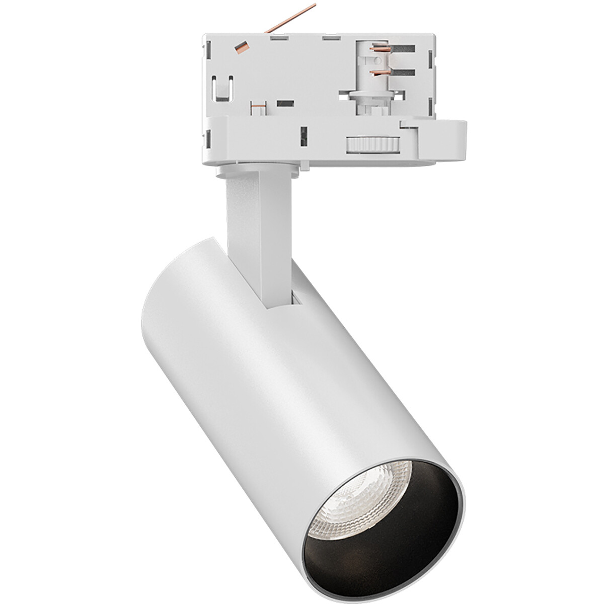 LED Spot sur Rail - Brinton Sonly - 3-Phase - 15W 1560lm 38D - Température de Lumière CCT Ajustable - Blanc