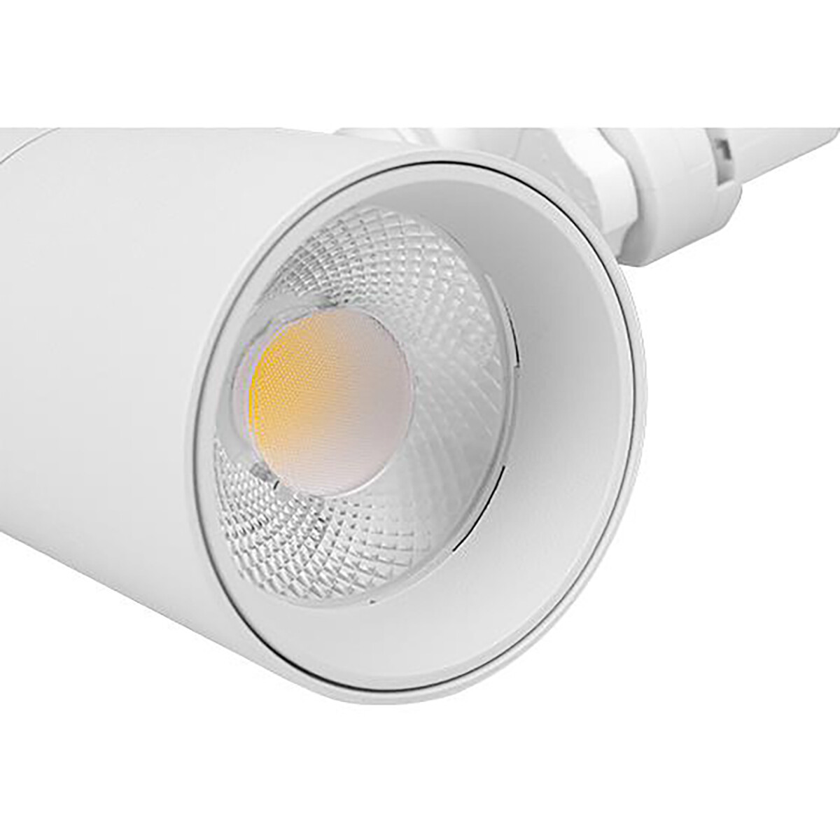 Projecteur sur rail LED - Prixa Refin - 3 Phases - 20W 1600lm 36D - Température de couleur ajustable CCT - Blanc mat