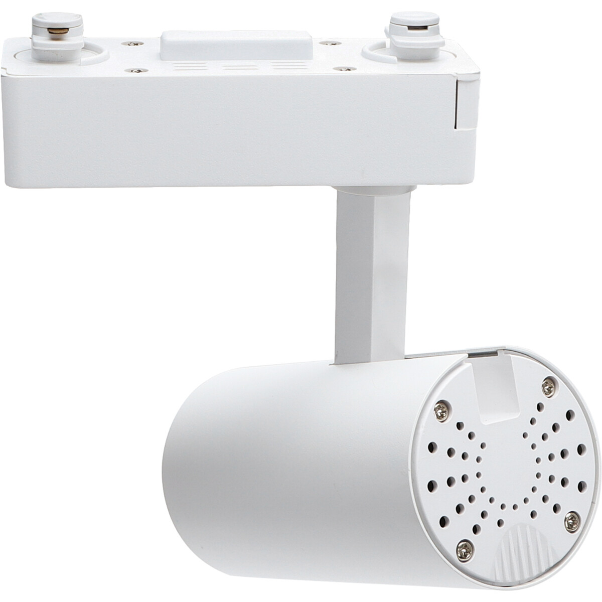 Éclairage sur rail LED - Spot sur Rail - Aigi - 1 Phase - 10W - Blanc Froid 6500K - Rond - Blanc