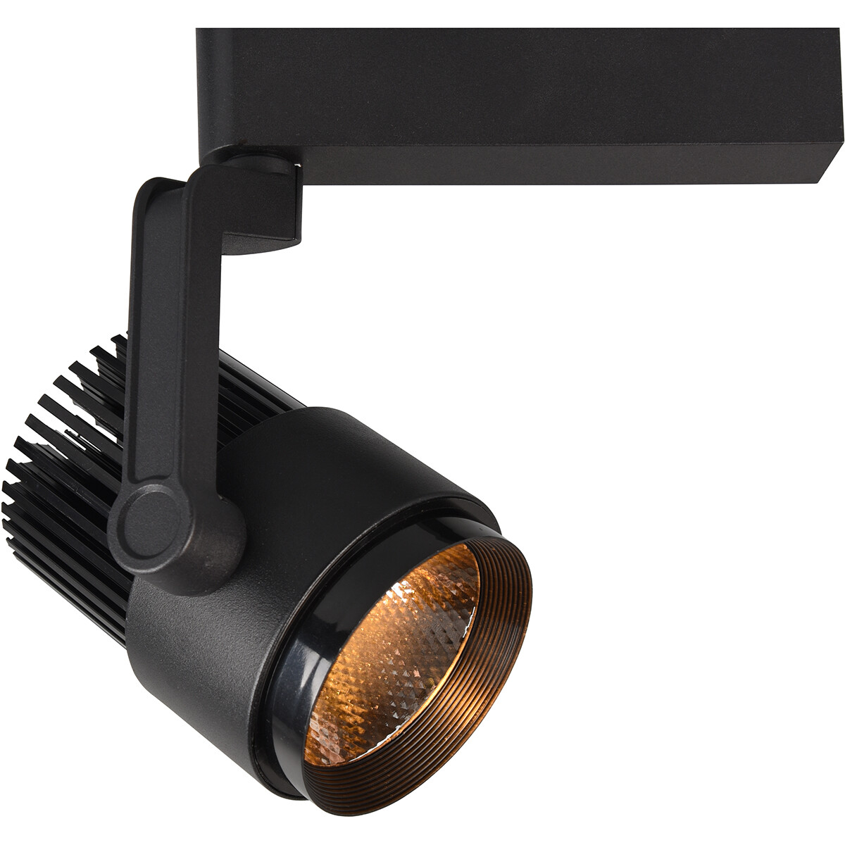 Éclairage sur rail LED - Spot sur Rail - Trion Dual Radina - 2 Phases - 15W - Couleur de lumière ajustable - Dimmable - Rond - Mat Noir - Aluminium