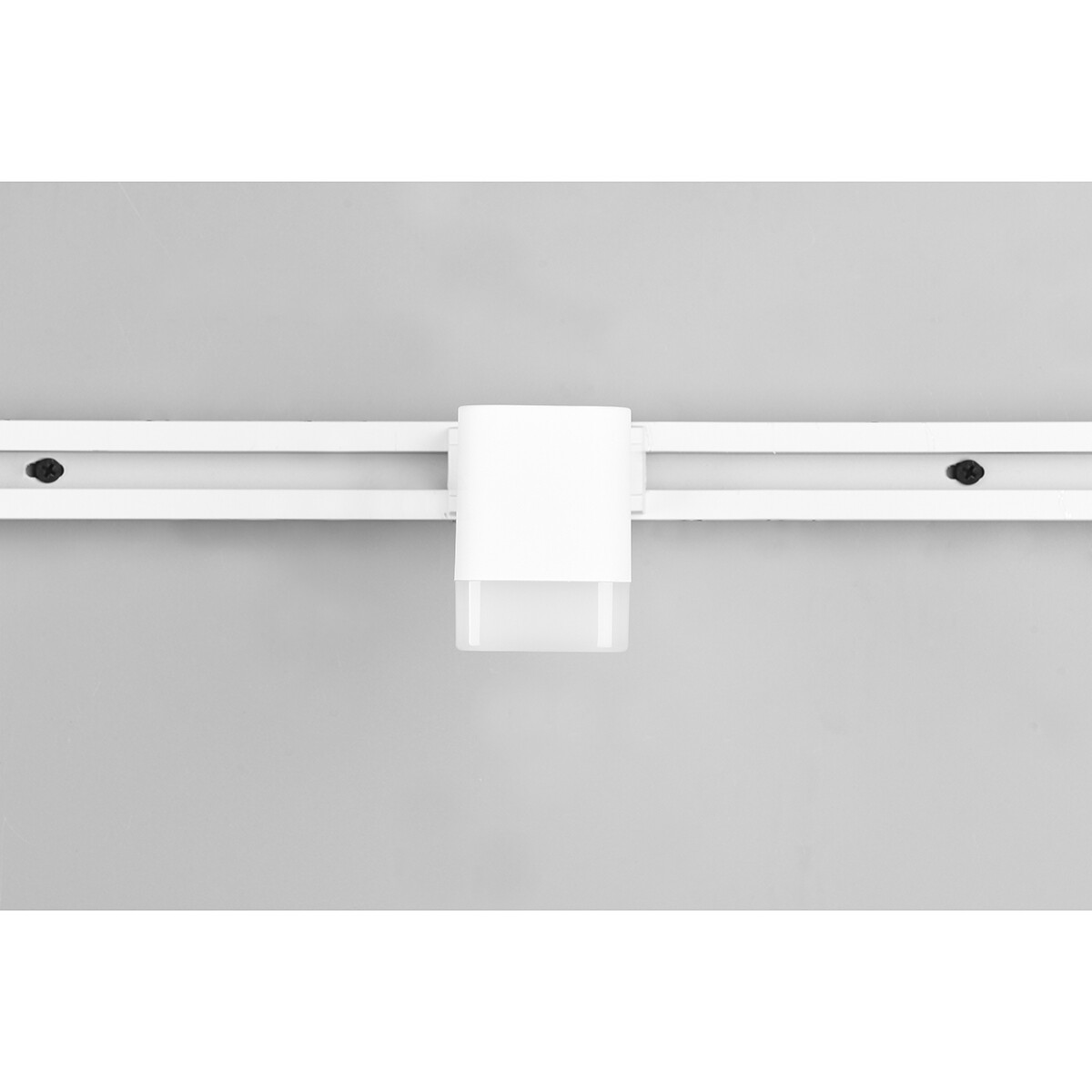 Éclairage sur rail LED - Spot sur Rail - Trion Dual Ribon - 2 Phases - 3.5W - Blanc Chaud 3000K - Dimmable - Rectangle - Mat Blanc - Aluminium