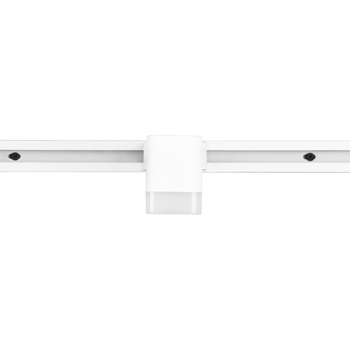 Éclairage sur rail LED - Spot sur Rail - Trion Dual Ribon - 2 Phases - 3.5W - Blanc Chaud 3000K - Dimmable - Rectangle - Mat Blanc - Aluminium