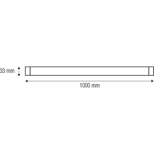 Eclairage sur Rail - Aigi - 1 Phase - en Saillie - Aluminium - Noir - 1 Mètre