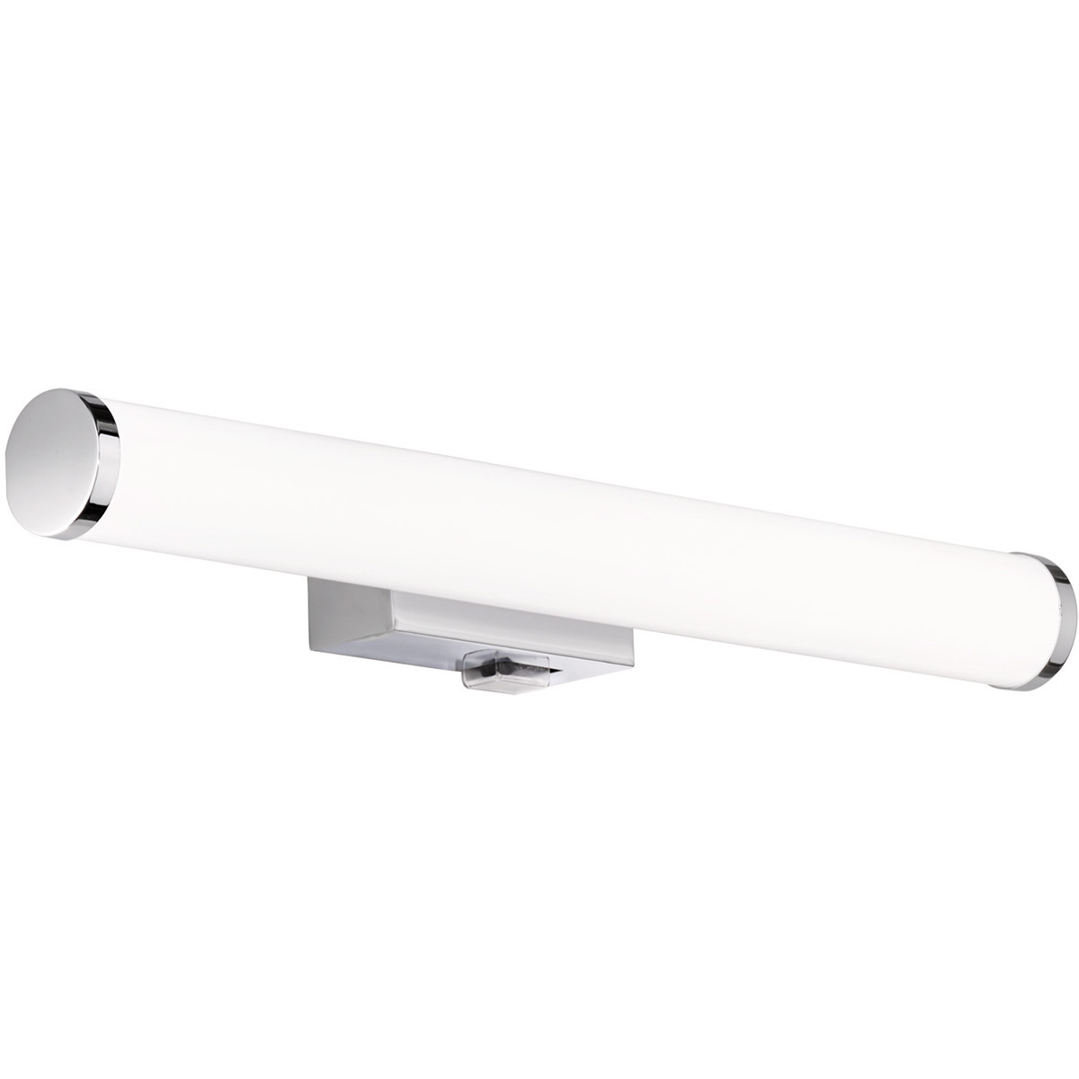 Éclairage de miroir LED - Trion Matero - 4W - Étanche aux Éclaboussures IP44 - Blanc Chaud 3000K - Chrome Brillant - Aluminium