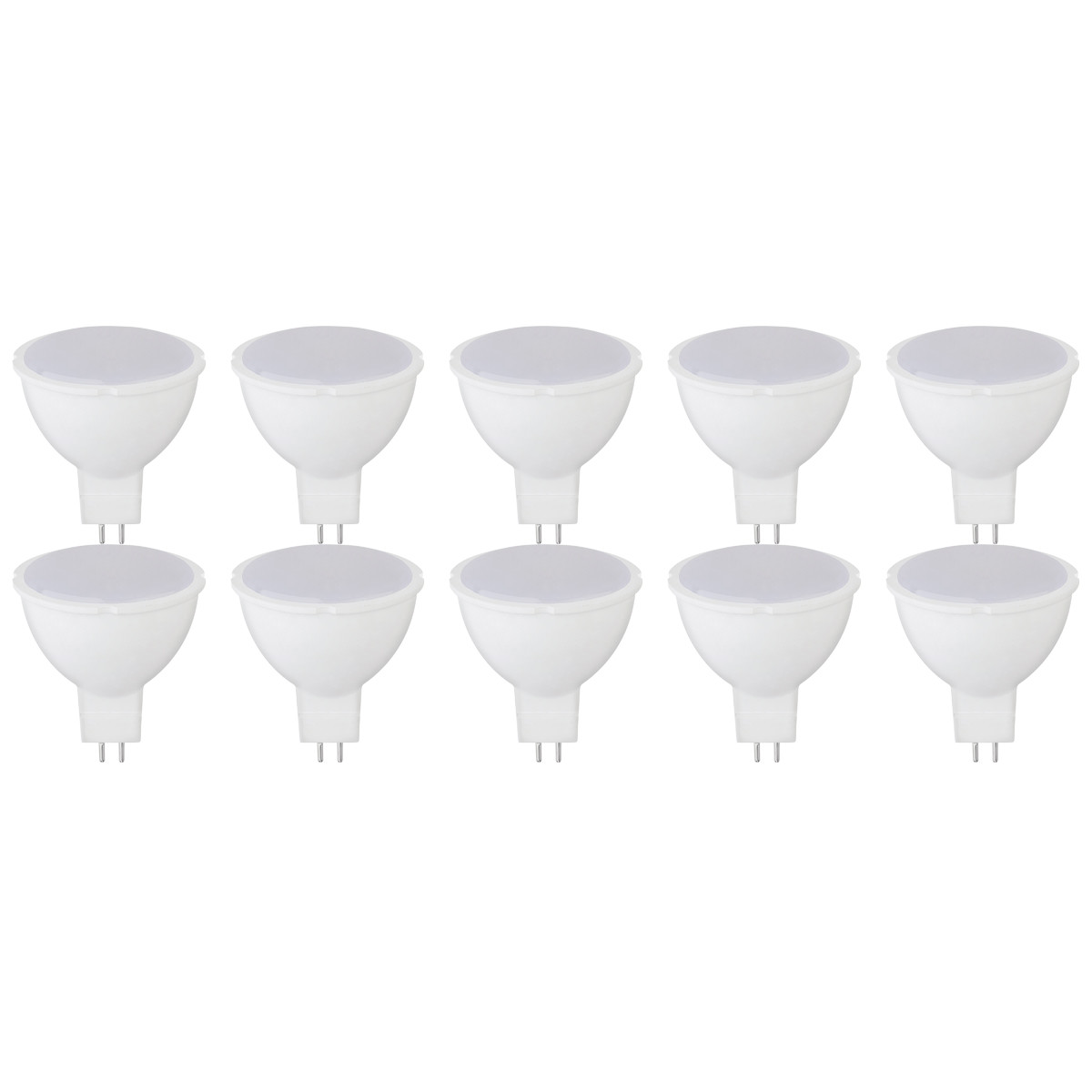 Pack de 10 Spots LED - Fona - Douille GU5.3 - 4W - Blanc Neutre 4200K - 230V