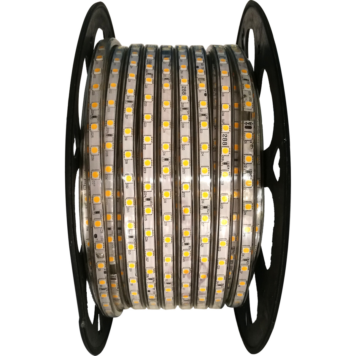 Bande LED - Aigi Strabo - 50 Mètres - IP65 Étanche - Blanc Chaud 3000K - 5050 SMD 230V