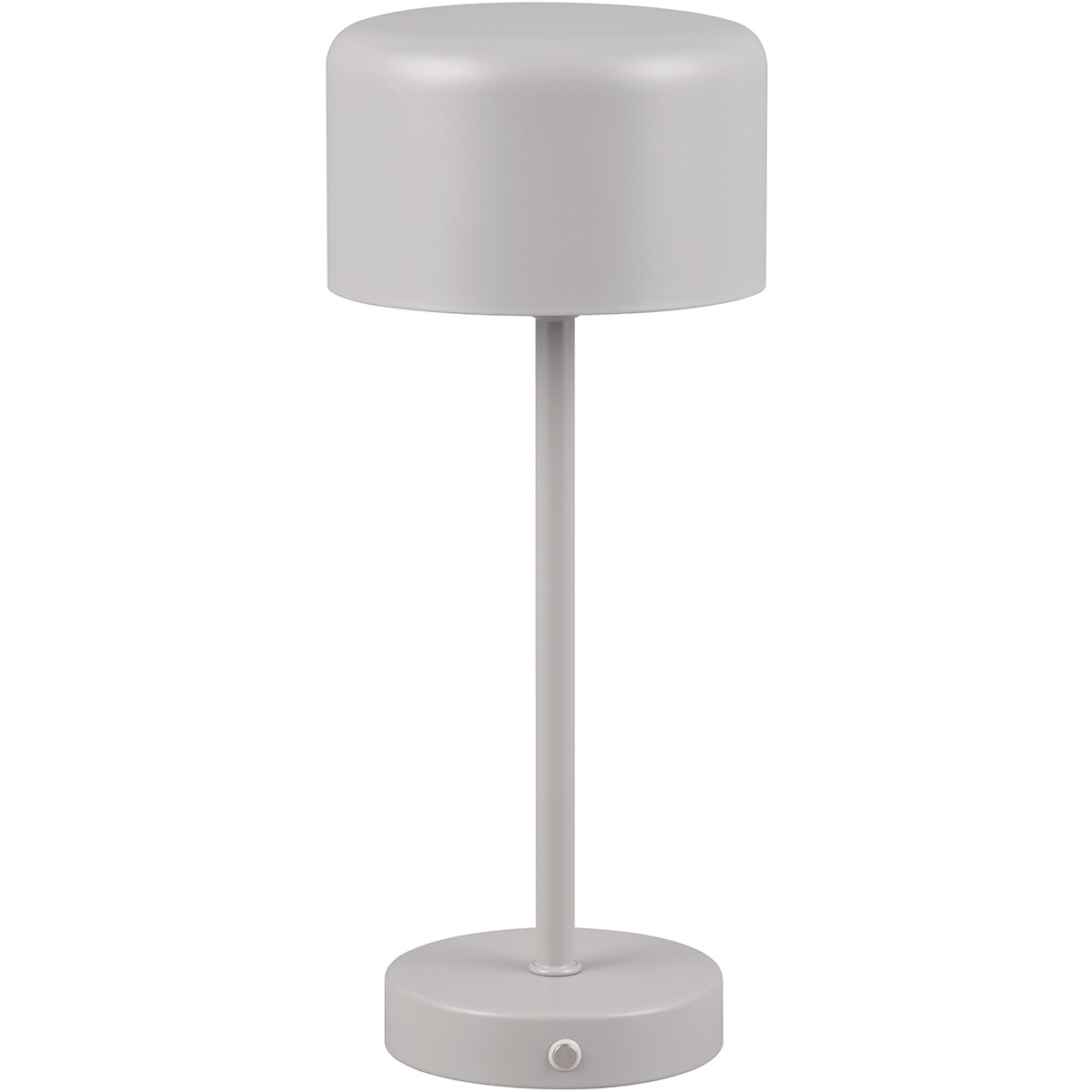 Lampe de Table avec Batteries Rechargeables - Trion Elf - 1.5W - Blanc Chaud 3000K - Gris - Métal